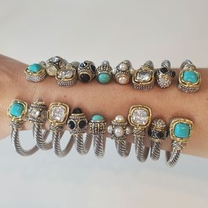 Designer inspired Twisted cable bracelets